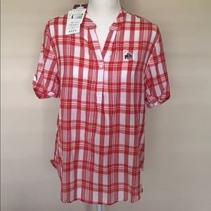 Ohio State Plaid Shirt